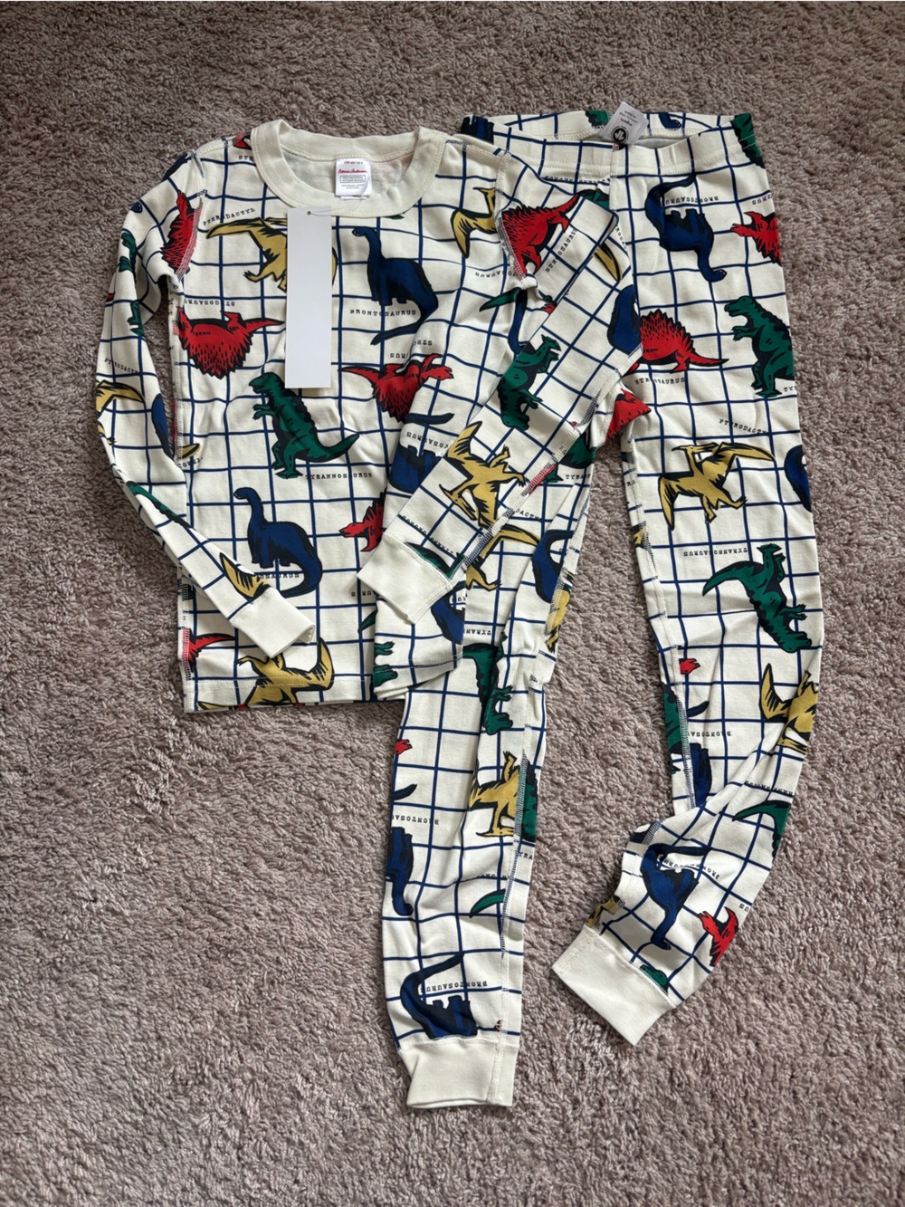 3 pairs NEW Hanna Andersson HannaJams organic cotton pajamas size 8 - Picture 2 of 4
